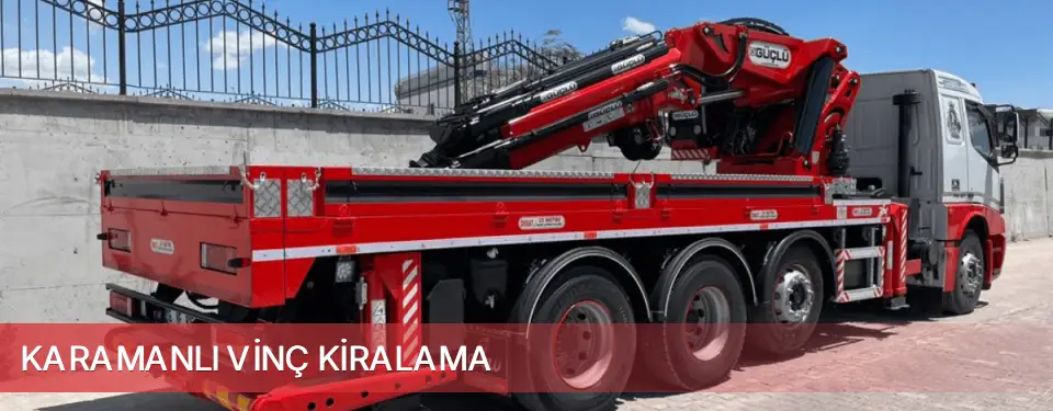 Karamanlı İlçemi Vinç Kiralama